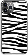 CaseCompany® - iPhone 11 Pro Max hoesje - Zebra pattern - Soft Case / Cover - Bescherming aan alle Kanten - Zijkanten Transparant - Bescherming Over de Schermrand - Back Cover
