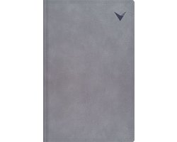 Nbla, Biblia de Estudio, Interior a DOS Colores, Leathersoft, Gris, Comfort Print