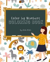 Animal Color by Numbers Coloring Book for Children Ages 3-7