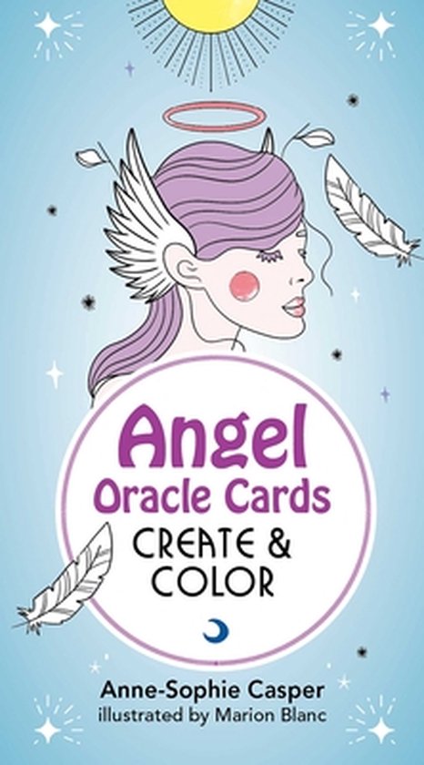 Thumbnail van een extra afbeelding van het spel Angel Oracle Cards: Create and Color: 33 Customizable Cards and Step-By-Step Guidebook for Guidance and Self-Reflection