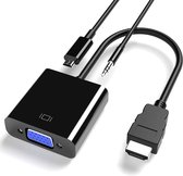 HDMI naar VGA Adapter Kabel 1080P Full HD - HDMI to VGA - Male naar Female 1080P-3,5mm jack-USB00107