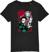FanFix - Duurzaam - Fair Wear - Bio Katoen - Kinderen - Kinderkleding - Anime Shirt - Demon Slayer - Anime Merchandise