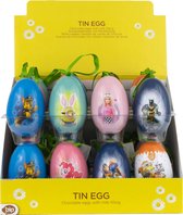 bip License Mix - Uitdeelcadeaus - Tin Easter Eggs - 24 stuks - Multicolor