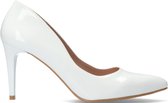 Giulia - Pumps - Hakken Dames - Lak - Wit - Maat 40