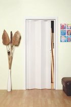 Fortesrl Maya vouwdeur zonder glas in kleur wit met slot BxH 83x214 cm