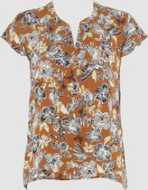 Blouse 81102 Caramel/Indigo