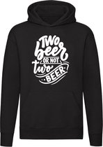 Two beer or not to beer hoodie | sweater | bier | drank |kado | trui | unisex | capuchon