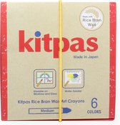 Kitpas - Uitwisbaar raam krijt - Medium 6 stuks