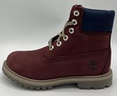 Timberland Premium - 6 In Waterproof Boot - Burgundy Nubuck - Size 41.5