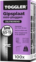Gipsplaatplug Spm Zelfborend Voor Gipsplaat 9.5-15Mm