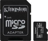Kingston Canvas Select Plus Micro SD Kaart 10 UHS-I 16GB - inclusief SD adapter