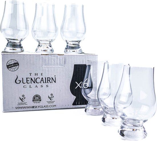 Glencairn 6x Whiskyglas Groothandelsverpakking - Kristal loodvrij - Made in Scotland cadeau geven