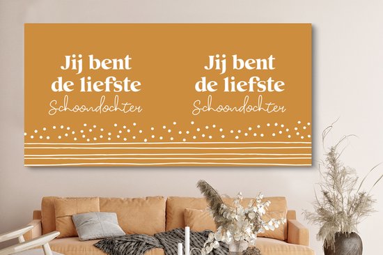Peinture sur toile 160x80 cm - Décoration murale Fille - Motifs - Proverbes - Décoration murale murale salon - Décoration chambre - Accessoires de chambre - Peintures