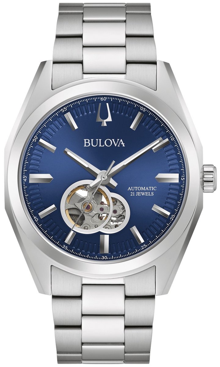 Bulova Surveyor 96A275 Horloge - Staal - Zilverkleurig - Ø 42 mm