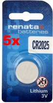 RENATA CR2025 Lithium batterij 5 stuks