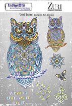 Owl Tales A5 Rubber Stamps (IND0849)