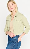 LOLALIZA Bolero - Khaki - Maat 38
