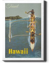 Walljar - Hawaii Travel - Muurdecoratie - Canvas schilderij