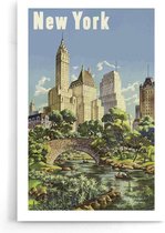 Walljar - New York - Muurdecoratie - Poster