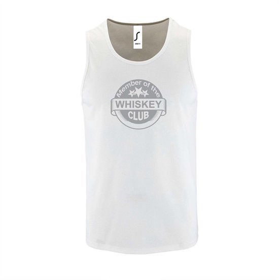 Witte Tanktop sportshirt met 