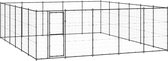 vidaXL Hondenkennel 36,3 m² staal