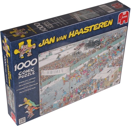 Jan van Haasteren Elfstedentocht - Puzzel 1000 stukjes