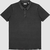Polo s/s Acid Jersey fine gauge Black