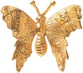 HÕBE – Mariposa Broche –  Vliender Pin - 18 Karaat Goud Verguld Sterling Zilver –  Gerecycled Zilver –  Pin Kleding – Handgemaakte Sieraad – Accessories – Dames Broche