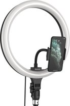 Baseus LED Ring Licht Tripod Statief Houder voor Smartphone 12 inch