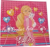 Barbie - servetten - roze - lolly's - chihuahua - poes - wegwerp - 20 stuks - party
