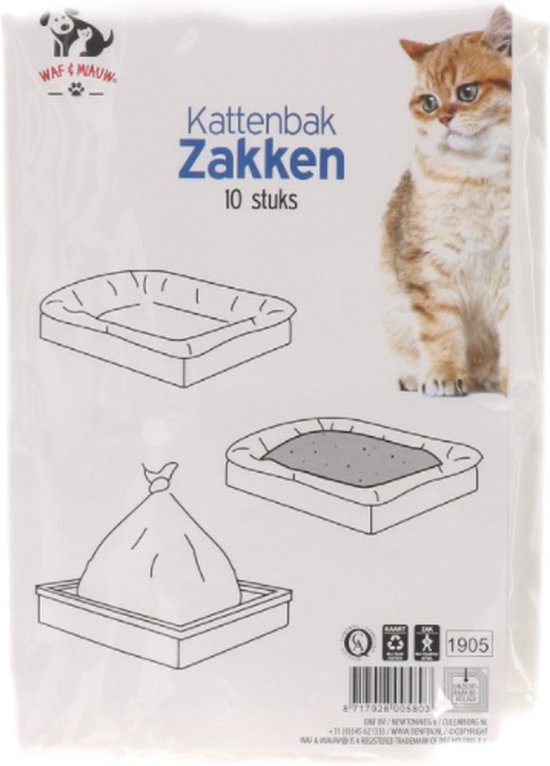 Boon Biologische Kattenbakzak XXL 10 stuks Boon Biologische Kattenbakzak XXL 10 stuks