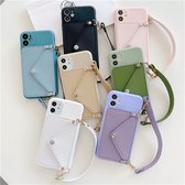 Luxe Lederen telefoonhoesje Portemonnee Tas voor Iphone 11 12 13