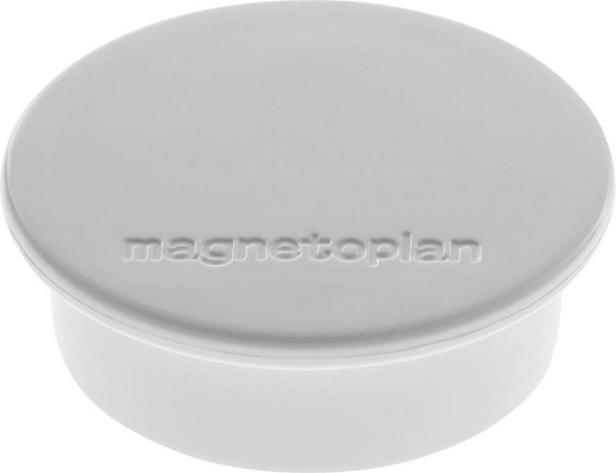 Magnetoplan Magneet Discofix Color (Ø x h) 40 mm x 13 mm rond Grijs 10 stuk(s) 1662001