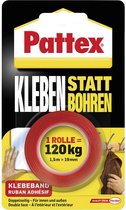 Pattex PXMT2 Dubbelzijdige tape Wit (l x b) 1.5 m x 19 mm 1 stuk(s)