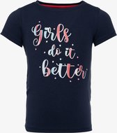 TwoDay meisjes T-shirt - Blauw - Maat 110/116