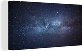 Tableau sur toile Voie lactée dans le système solaire - 80x40 cm - Décoration murale Art