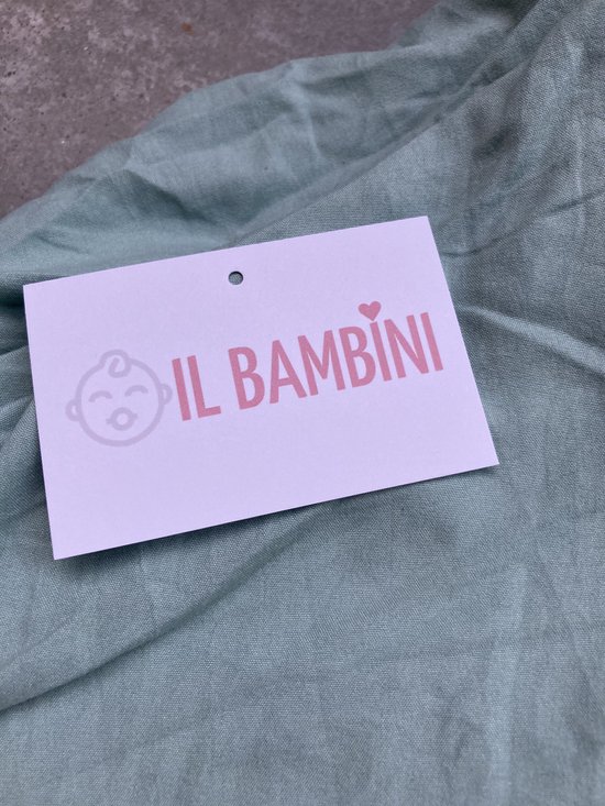 IL BAMBINI - Grote Baby Klamboe voor Babykamer - Babybedje - Groen - Polyester — afbeelding 2