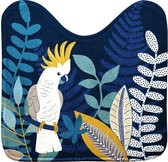 Livetti Wcmat Toiletmat Bidetmat 45x45 cm Donker Blauw Aramis