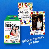 Instant Celebration - MINI - instant foto stickerframe & film - confetti
