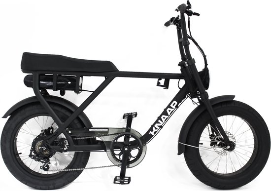 Knaap – AMS – Ebike – Elektrische fiets – tot 25km/u ondersteuning – 250w – Black Edition
