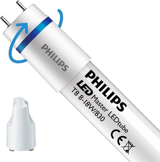 V-TAC IP65 LED armatuur 120 cm inclusief 2x18W LED TL buizen 4000K neutraal wit