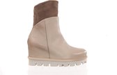 MAURY damesboot met wedge - taupe - 41