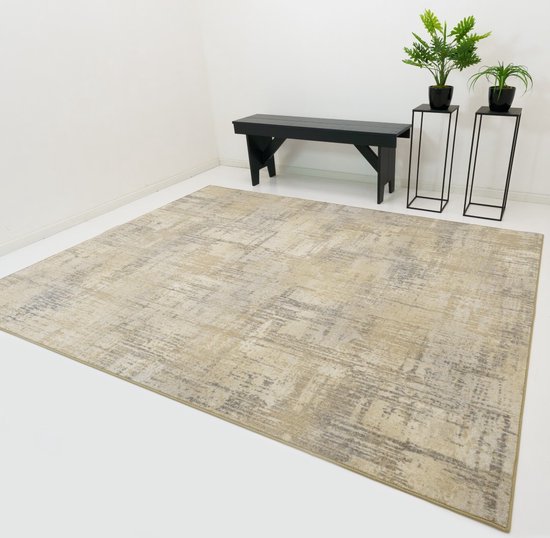 Tapis Xilento Crunch Gris Ivoire | 170x230cm