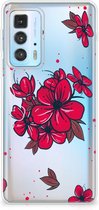 Foto hoesje Motorola Edge 20 Pro Telefoon Hoesje Blossom Red