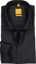 Redmond modern fit overhemd - antraciet grijs - Strijkvriendelijk - Boordmaat: 45/46
