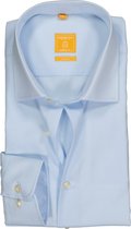 Redmond modern fit overhemd - mouwlengte 7 - lichtblauw - Strijkvriendelijk - Boordmaat: 45/46