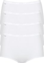 Sloggi Basic Maxi - Slip de sport - Femme - Taille 50 - Blanc - Paquet de 4