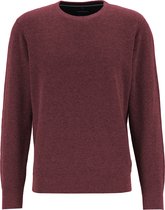 Casa Moda - Pullover O-Hals Melange Rood - 4XL - Regular-fit