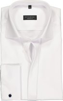ETERNA comfort fit overhemd - dubbele manchet - niet doorschijnend twill heren overhemd - wit - Strijkvrij - Boordmaat: 54