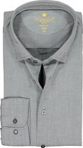Redmond modern fit overhemd - twill - antraciet grijs (contrast) - Strijkvriendelijk - Boordmaat: 39/40